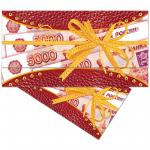 Конверт для денег Русский дизайн Пятитысячная купюра, 85*165мм, 37256