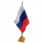 Флаг настольный Россия ArtSpace, пластик. подставка, FL_3097