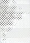 Рулонная штора макси День-Ночь Сантайм Бола , белый, серебро               (df-200579-gr)