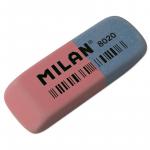 Ластик Milan 8020, скошенный, комбинированный, натуральный каучук, 63*24*9 мм, CCM8020