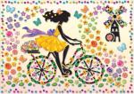 Набор для изготовления картины Ма Шер Девушка на велосипеде