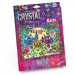 Алмазная мозаика  Crystal Mosaic Kids. Совы , европодвес, CRMk-01-10