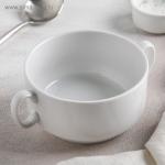 Чашка для бульона Добрушский фарфоровый завод «Бельё» 470 мл, цвет белый