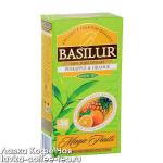 чай зелёный Basilur Волшебные фрукты ананас-апельсин 1,5 г.*25 пак.
