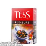 чай Tess "Pleasure" чёрный с шиповником и яблоком 100 г.
