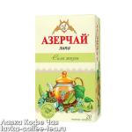 чайный напиток Азерчай Herbal Collection Сила жизни, зелёный с липой, сашет 1,8 г.*20 пак.
