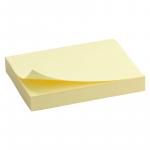 Блок бумаги с клейким слоем 50x75 мм, 100 л., желт