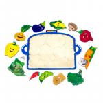 Деревянный пазл WOODLANDTOYS 137105 Кастрюля с овощами