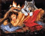 Женщина и волк