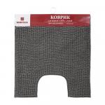 Коврик для ванной SPA 60*55, серый, под унитаз VORTEX/10