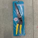 Ножницы для стрижки травы 33 см, поворотная реж.поверхности, металлические комбинир. ручками ДоброСад