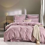 Тина (розовая) Комплект постельного белья сатин Евро 4н