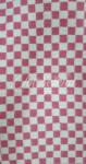 одеяло байковое клетка розовая 100/140