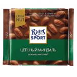 Шоколад RITTER SPORT "Extra Nut", молочный с цельным миндалем, 100 г, Германия, ш/к 03002