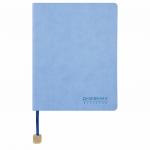 Дневник 1-11 класс 48л, обложка кожзам (гибкая), термотиснение, BRAUBERG ORIGINAL, голубой, 105965