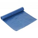 Мешки для мусора 120л синие в рулоне 10 шт особо прочные, ПВД 40 мкм, 70х110см, ОФИСМАГ, 602929