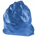 Мешки для мусора 120л синие в рулоне 10 шт особо прочные, ПВД 40 мкм, 70х110см, ОФИСМАГ, 602929