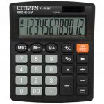 Калькулятор настольный CITIZEN SDC-812NR, МАЛЫЙ (124x102мм), 12 разрядов, двойное питание