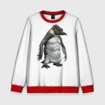 Детский свитшот 3D "Пингвинопитек"