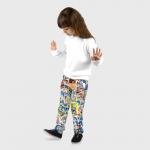 Детские брюки 3D "FALLOUT STICKER BOMBING"