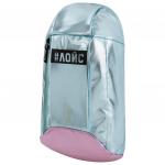 Рюкзак STAFF FASHION AIR компактный, блестящий, ЛОЙС, бирюзово-розовый, 40х23х11 см, 270302