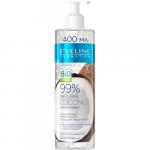 Eveline Увлажняюще - укрепляющий гель для лица и тела 3в1 Coconut серии 99% Natural, 400 мл