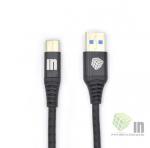 USB кабель INNOVATION (A1I-COBRA) Type-C 0.2 метра черный (3A)