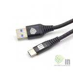 USB кабель INNOVATION (A1I-COBRA) Type-C 0.2 метра черный (3A)