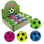 Прыгуны мячи со светом "Футбол" ПВХ 5,5 см цвета в асс. арт.Т17404