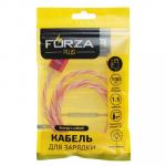 FORZA Кабель для зарядки Type-C, Конфетти, 1м, 1.5А, цветной с подсветкой