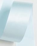 Лента атласная однотонная голубая 40 мм