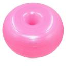 B32238 Мяч для фитнеса фитбол-пончик 50 см (розовый)