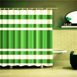 Velvet (зелёный) Штора для ванной, размер: 180*200 см, материал: PLE (ткань полиэстер).