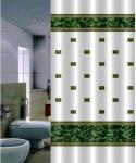 Zumrut (зелёный) Штора для ванной, размер: 180*200 см, материал: PLE (ткань полиэстер).