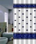 Zumrut (голубой) Штора для ванной, размер: 180*200 см, материал: PLE (ткань полиэстер).