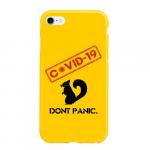 Чехол для iPhone 6Plus/6S Plus матовый "Dont Panic (covid-19)"