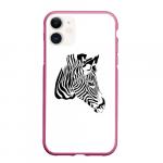 Чехол для iPhone 11 матовый "Zebra"