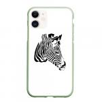 Чехол для iPhone 11 матовый "Zebra"