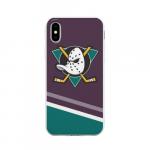 Чехол для iPhone X матовый "Anaheim Ducks Selanne"