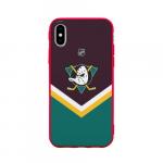 Чехол для iPhone X матовый "Anaheim Ducks"