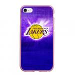 Чехол для iPhone 6Plus/6S Plus матовый "Los Angeles Lakers"
