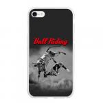 Чехол для iPhone 6/6S матовый "Bull Riding"