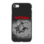 Чехол для iPhone 6/6S матовый "Bull Riding"