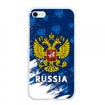 Чехол для iPhone 6/6S матовый "RUSSIA / РОССИЯ"