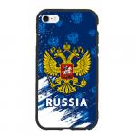 Чехол для iPhone 6/6S матовый "RUSSIA / РОССИЯ"