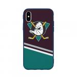 Чехол для iPhone X матовый "Anaheim Ducks"