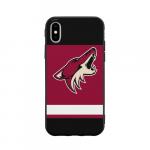 Чехол для iPhone X матовый "Arizona Coyotes"
