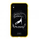 Чехол для iPhone XS Max матовый "Челюсти JAWS"