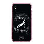 Чехол для iPhone XS Max матовый "Челюсти JAWS"