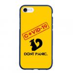 Чехол для iPhone 7/8 матовый "Dont Panic (covid-19)"